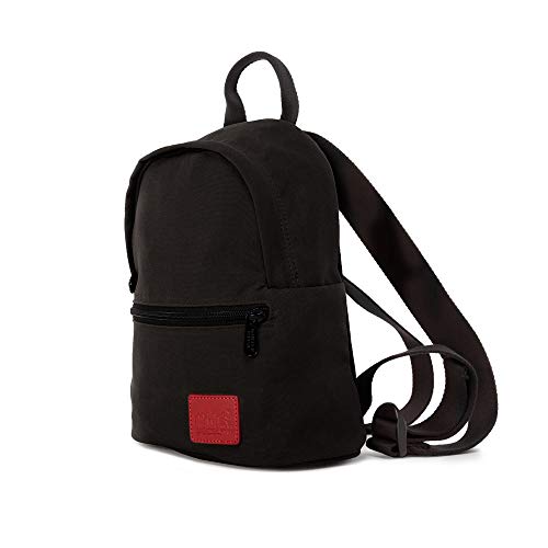 Manhattan Portage WAXED NYLON RANDALL'S BACKPACK, Black