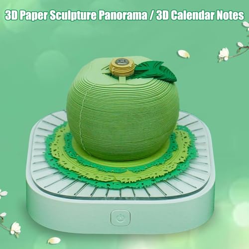 Calendrier 2026 à mémoire de forme 3D avec éclairage LED intégré - 7