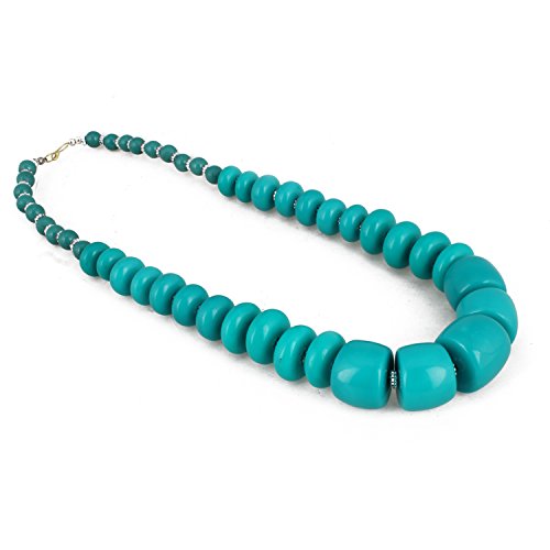 Aradhya Jewellery Handmade Tibetan Style Necklace with Beads for Women and Girls - Blue