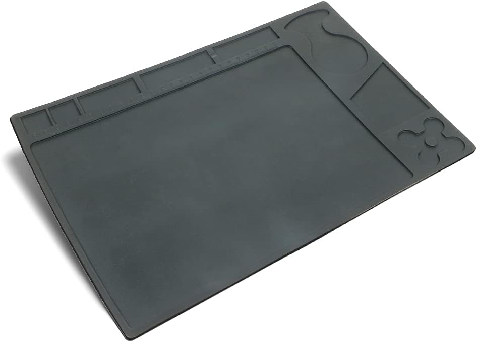 Heat Resistant Soldering Mat Silicone Desk Repair Mat for Heat Gun,Soldering Iron,Soldering Station,Electronics Repair