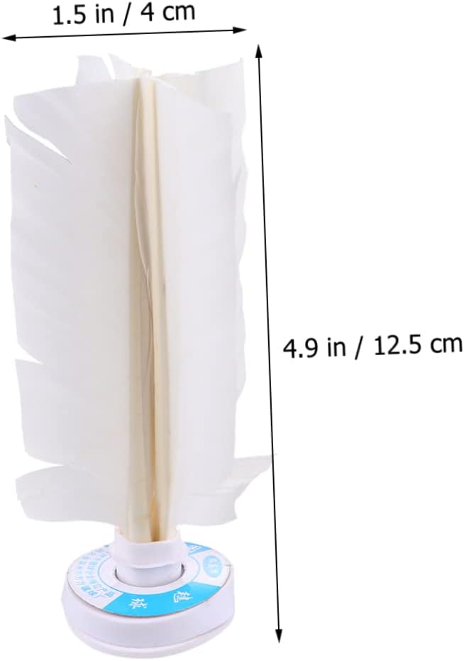 6 Pcs White Goose Fitness Shuttlecock Traditional Chinese Kicking for Indoor Outdoor Sports Activities for Adult Training and Exercise