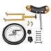 Generic 16 Inch Unicycle for Kids and Adults, Yellow, One Wheel Bike with Adjustable Seat for Exercise, Fun, Entertainment, Circus Performances, Unicycle for Beginners, Easy Assembly