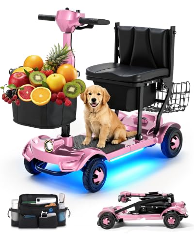 Ecomobi Light Weight Mobility Scooter for Seniors & Adults, 12–30