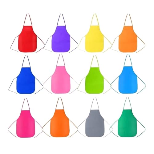 Tabliers pour enfants colorés imperméables parfaits pour les ateliers peinture de la maternelle
