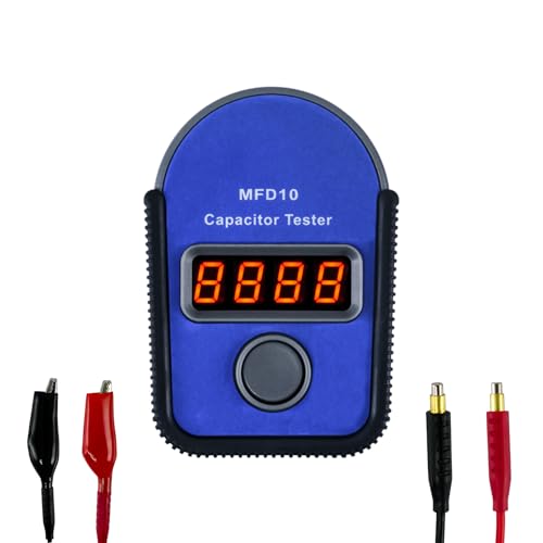 MFD10 Digital Capacitor Tester with LED Display 0.001-9999F 5% Accuracy
