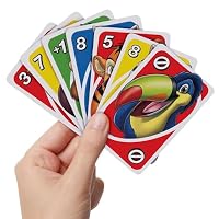 Mattel Games Uno Junior, Uno Kartenspiel, vereinfachte Version mit Zootieren und 3 Schwierigkeitsstufen, Kinderspiel, Geschenk für Kinder, ab 3 Jahre, GKF04 – Ansicht 6