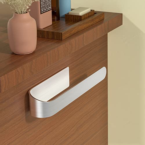 Toallero sin taladrar - Toallero autoadhesivo de acero inoxidable 304, toallero para pegar para baño y cocina, 24,5 cm, níquel cepillado Cover
