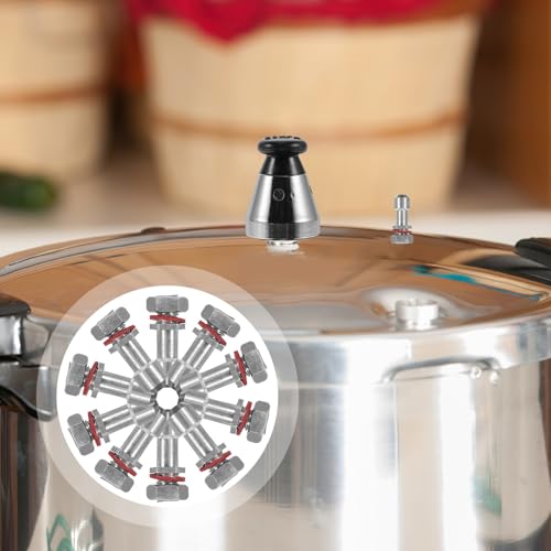 Válvulas de tubos de ventilación para olla a presión HOMSFOU de aluminio, 10 piezas, repuesto para olla de cocina miniatura 5