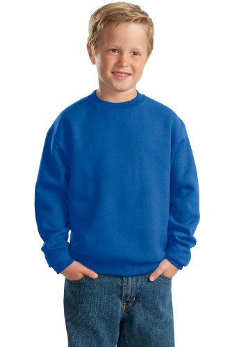 Jerzees boys Fleece Sweatshirts, Hoodies & Sweatpants Shirt, Sweatshirt - Royal Blue, Large US3