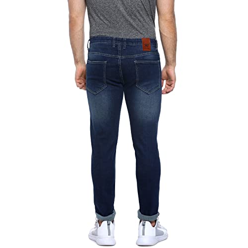 Image of CAHOOT Men's Denim Jeans for Regular Wear | Denim Fabric | Slim Fit | Jeans Crafted with Comfort Fit and High-Performance for Everyday Casual Wear