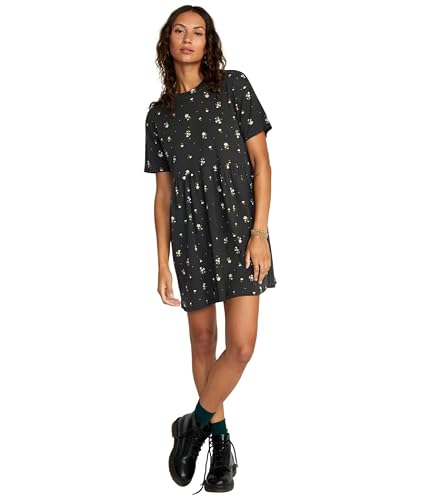 Rvca Womens Babydoll Fit Dresses - City Vibes (Black, Medium) #TOP2