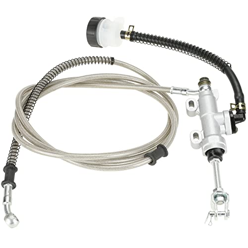 image for YOXUFA Rear Brake Master Cylinder Reservoir Hose Line for 90cc 110cc 1