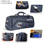 Lourds BJJ Sac à dos & Sac à dos dans 1 - Grande poche pour sweaty Gi, Rashguards, ou chaussures - Sac de gym parfait pour Jiu Jitsu brésilien, Arts martiaux, Boxe, MMA, C'est du kickboxing, Muay Thai.