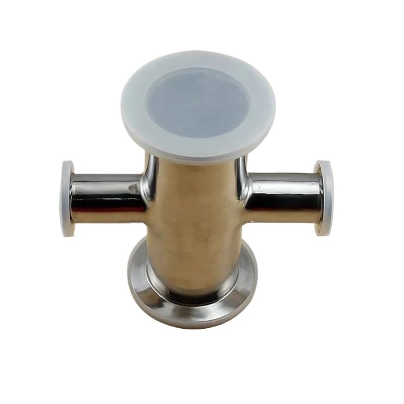 Stal nierdzewna 304 KF50 do KF40 Redukcyjny krzyżowy kołnierz próżniowy Łącznik rurowy Symetryczny adapter 4-drogowy(KF25 to KF16)