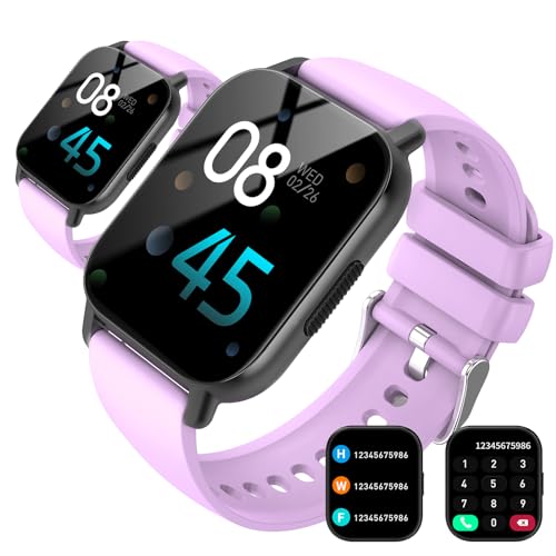 Csasan Reloj Inteligente Hombre Mujer, Llamadas Bluetooth 1.85 Smartwatch Con Pulsómetro Monitor De Sueño, 110 Modos Deportivos Pulsera Actividad, Impermeable Ip68 Smart Watch Ios Android, Violeta Csasan Reloj Inteligente Hombre Mujer, Llamadas Bluetooth 1.85 Smartwatch Con Pulsómetro Monitor De Sueño, 110 Modos Deportivos Pulsera Actividad, Impermeable Ip68 Smart Watch Ios Android, Violeta