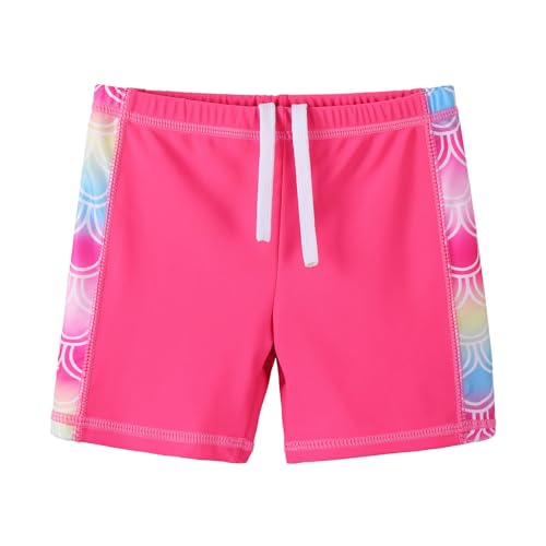 Image of Girls Two Piece Swimsuit Floral UPF 50+ Rash Guard Set Kids Beach Swimwear
