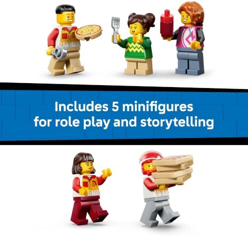 LEGO City Pizza Delivery Experience with Vehicles 60496 - 5