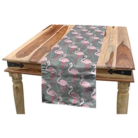 ABAKUHAUS Flamingo Table Runner for Dining Cover