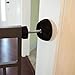 Baby Gate Guru Small Wall Protector 4 Pack - Black - Cup Pads to Guard Your Walls from Pressure Mounted Baby Gates, Pet Gates, Safety Gates, Shower Curtain Rods, and More (4 Pack, Black)