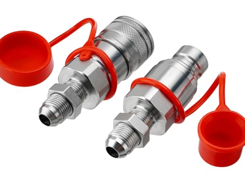 Image of 1 /2 inch Flat Face ISO 16028 Hydraulic Couplers, 1 /2 inch (#8) JIC Thread