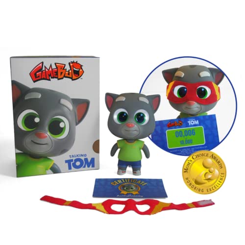 GAMEBUD Talking Tom: Hottest New Interactive Tech Toy with Over 500 Unique Catch-Phrases, LCD Eyes, and Connectivity to Talking Tom Mobile Games!