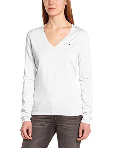 Tommy Hilfiger New Ivy V-nk Swtr Felpa Donna