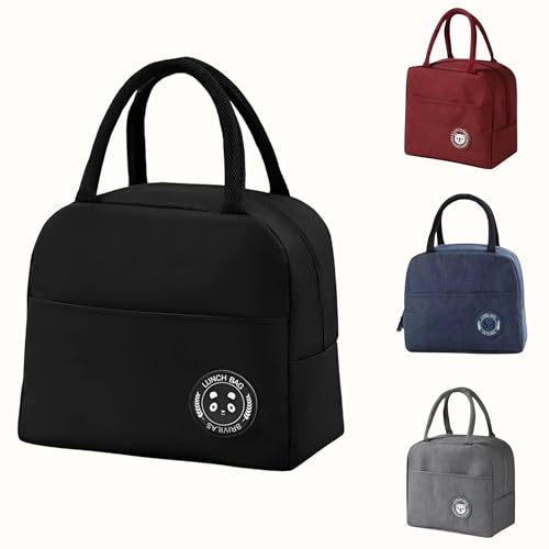 Lancheira Térmica Impermeável – Bolsa Térmica Reutilizável para Marmita, Mantém Alimentos Quentes e Frios, Ideal para Trabalho, Academia e Passeios