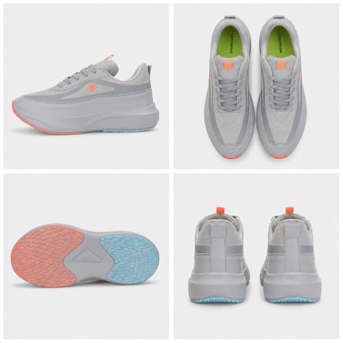 Image of Centrino Casual Sneakers for Men | Shoes for Man Stylish | Lightweight Lace-Up Canvas Shoes with Cushioned Insole | Breathable Comfortable Walking Shoes | Anti-Skid Sole | Mens Shoes for Office Outings (6832)
