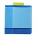 Avery PocketTabs, 5.125 x 6 Inches, CD Size, Lime and Blue, 5 per pack (16362)