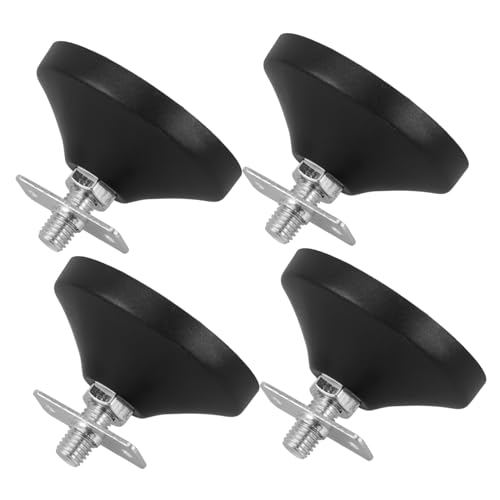 KOMBIUDA 4pcs Adjustable Leveling Feet for Foosball Table Heavy Duty Swivel Skid Levelers for Tables Cabinets and Furniture Easy Installation and Design