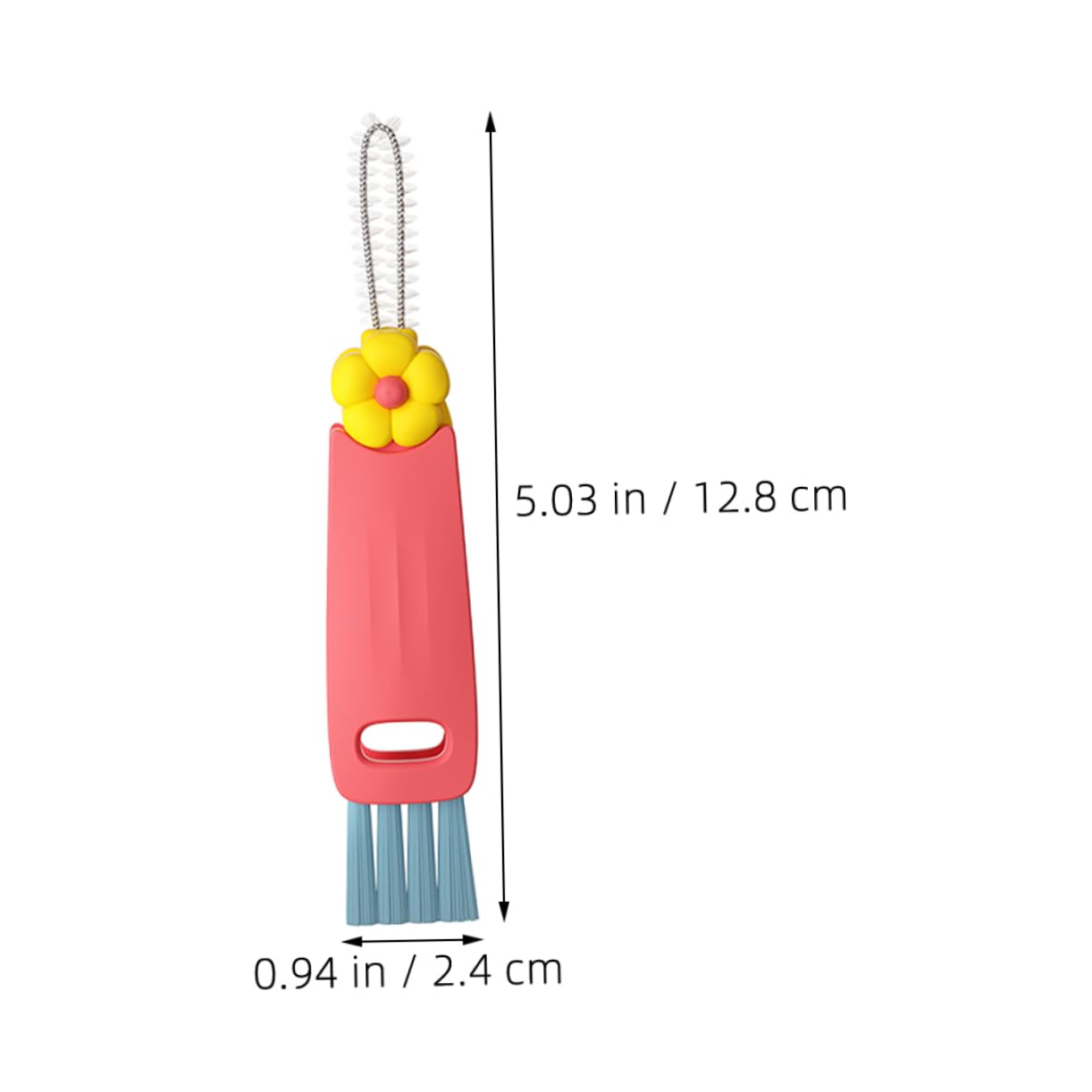 Unomor Cup Lid Cleaner Brush 3pc Multifunctional Gap Cleaner Crevice Brushes for Cleaning Tumbler Lid Scrubber for Straw Cup