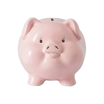 Amazon.co.jp: 貯金箱 ブタ 貯金箱 豚 あけられない 小銭 札