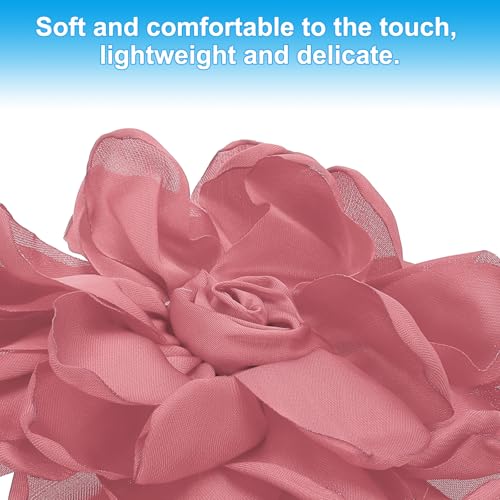 Image of PATIKIL Rose Flower Hair Clips, Fabric Brooch Pins for Women Wedding Party Dance Dress Clothes Accessories Valentine's Day Gifts