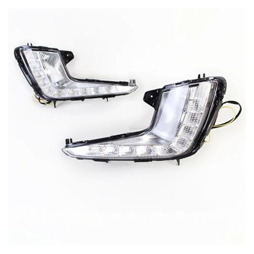 Phare avant KIA Rio 2012-2014 avec cadre antibrouillard feux de jour