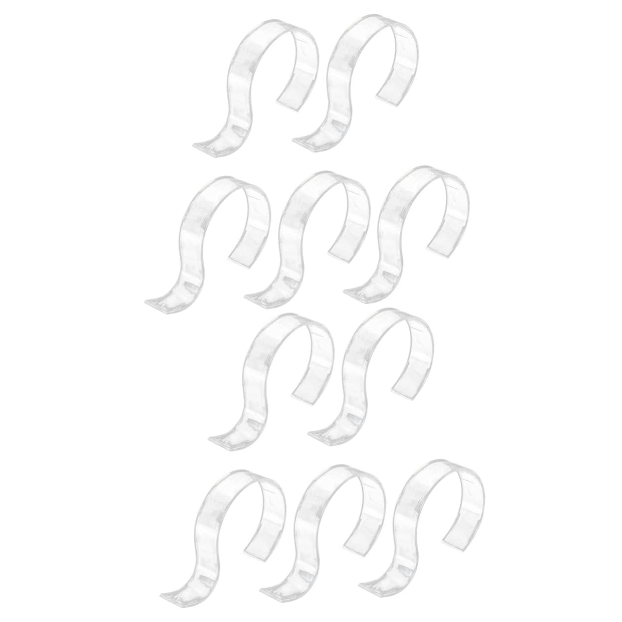 ABOOFAN 10pcs Acrylic Belt Holder Stand Belt Organizer Display Rack for Men Women Compact Design for Closet Table for Home Shop Use Thickness