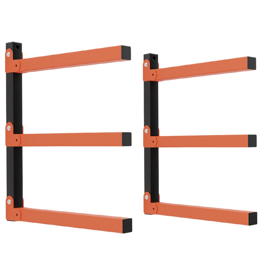 Buy TORACK Wood Organizer And Lumber Storage 2 Pack Heavy Duty Metal