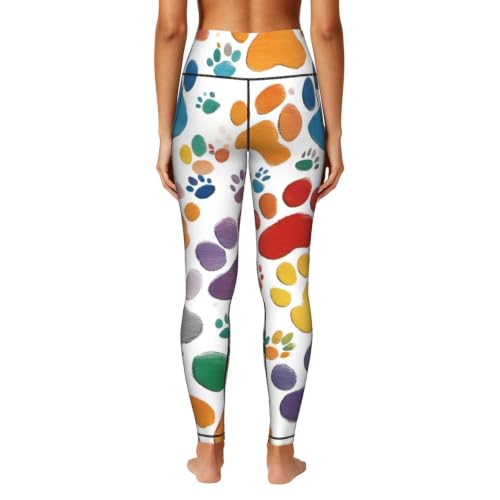 Leggings con estampado artístico sin transparencias para entrenamiento diario 4