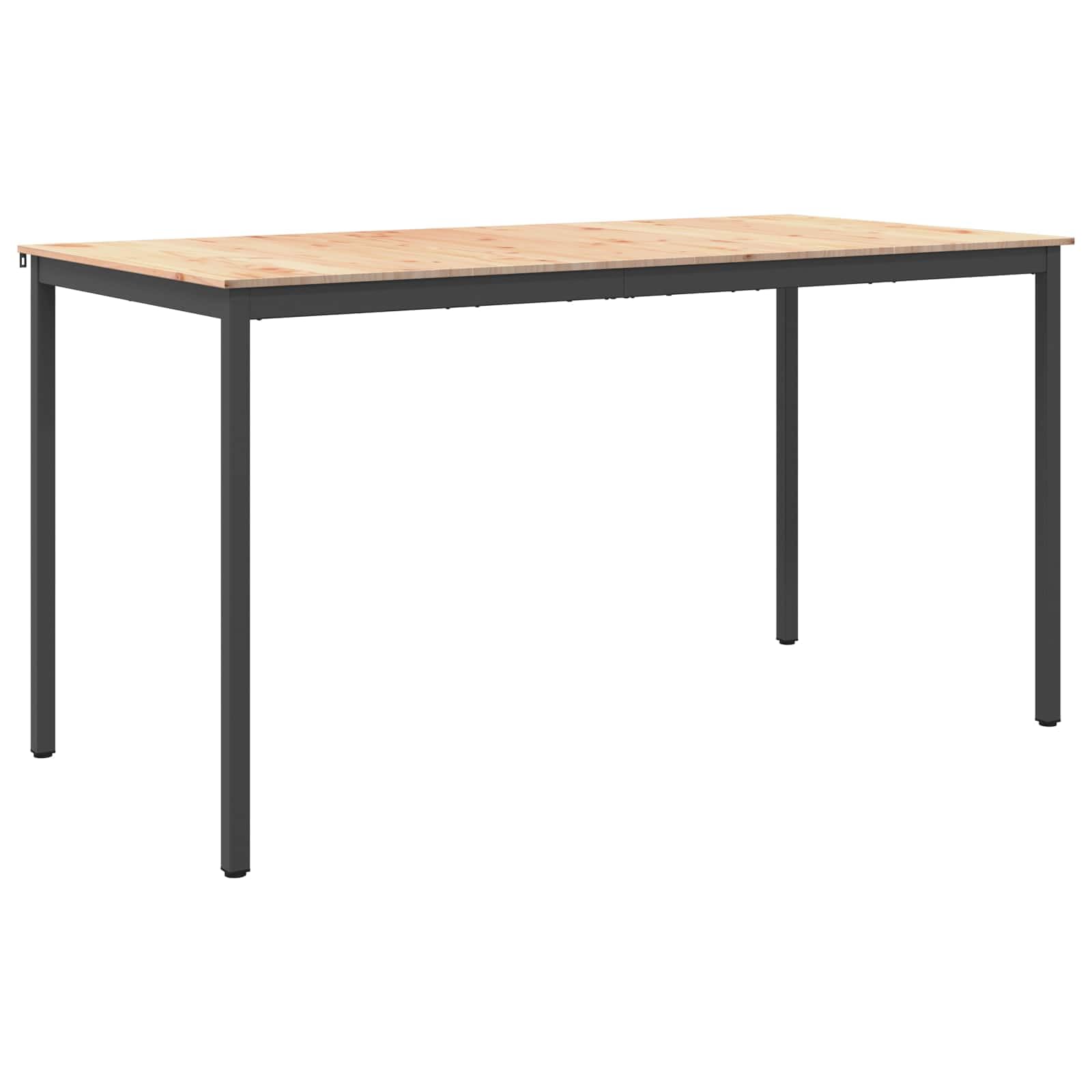 Table de bar naturelle en pin massif finie la table haute qui tremble