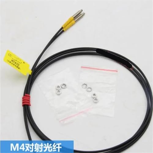 Sensor de fibra óptica opuesto Ht420 2m con sonda amplificadora M4 para detección industrial 4