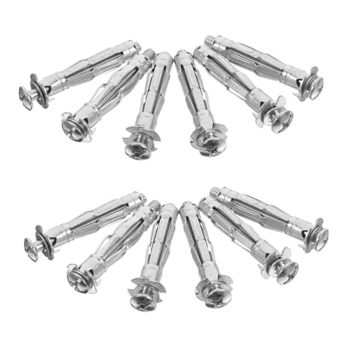 SOLUSTRE Drywall Anchor Kit 25 Heavy Duty Zinc Coated Steel Screws for Hollow Walls Easy Installation Suitable for DIY Contractors