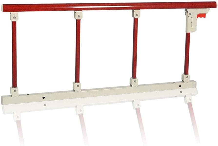 Barandilla de cama de seguridad para adultos, barra de metal plegable para hospital