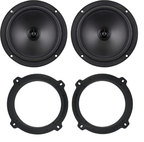 IPNOSIS Kit de 2 enceintes avant ou arrière de 16,5 cm Axton pour Hyundai Tucson à partir de 2015 avec 2 supports avant ou arrière