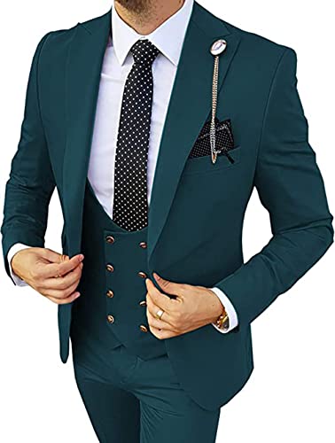 Mens Suits 3 Piece Slim Fit Blazer Vest Pants Sets for Men Suits for Men Wedding Suits3