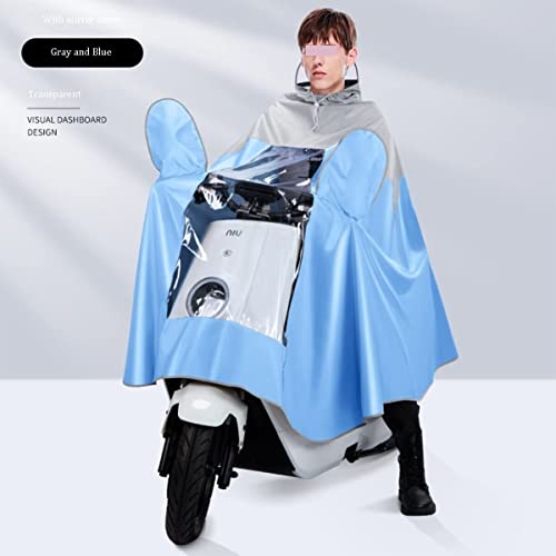 Poncho impermeable con capucha para bicicleta y movilidad miniatura 2