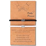 ULYSIA Pinky Promise Matching Bracelets for Couples Best Friend Soulmate Birthday Gifts for Her Him Lover Relationships Bracelets for Boyfriend Girlfriend Wife