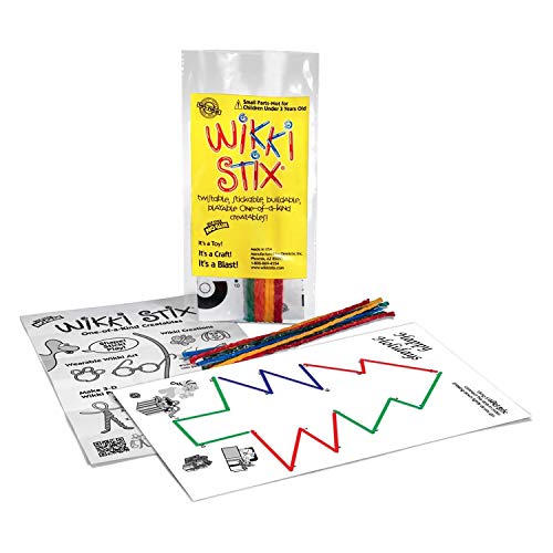 Wikkistix 50 Fun Paks With 8 Wikki Stix And A Christmas Themed Activity Sheet Per Pak, Made In The Usa! #TOP1