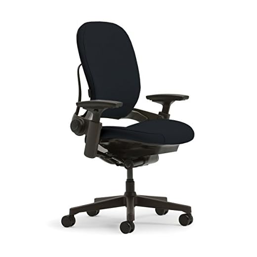 Steelcase Leap V2 Black Fabric Chair