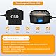 GELRHONR USB C AUTO OBD-Stromkabel für Dashcam, OBD zu Angle TYPE C Adapter mit Schalttaste, OBD2 Dashcam Hardwire Kit,24 Stunden Überwachung,2 Modi, 12-24V bis 5V/3A