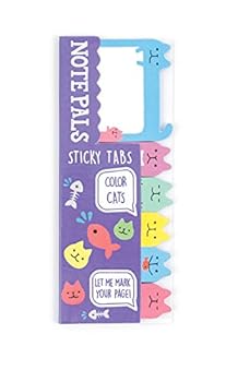 Misc. Supplies Note Pals Sticky Tabs - Color Cats Book