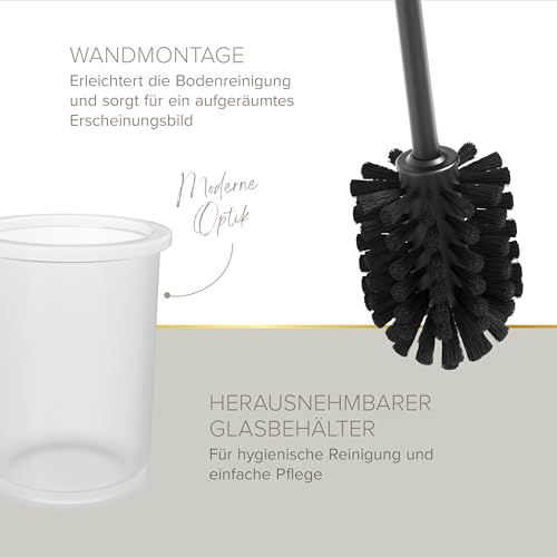 Brosse WC et accessoires graphite Lenz Sivo : transformez l'ambiance de votre salle de bain - 6